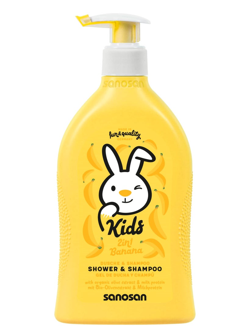 Banana Shower & Shampoo 400 ml